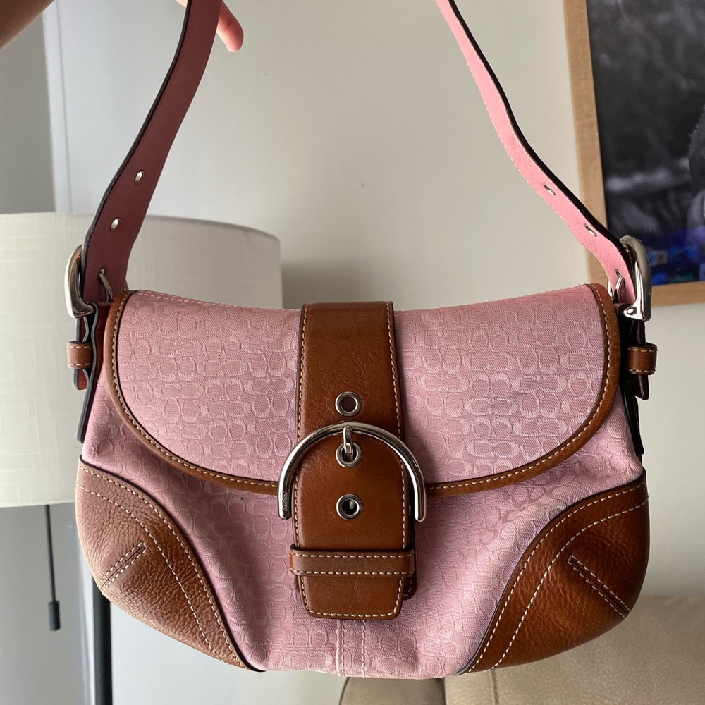 Vintage Pink Coach Soho bag